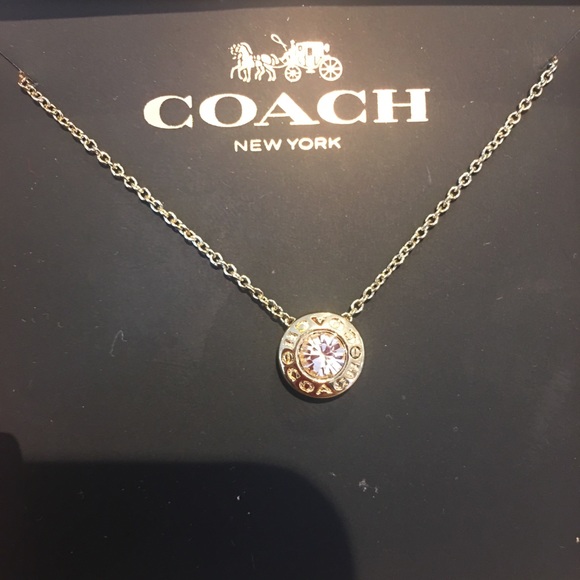 Open Circle Stone Gold Necklace 